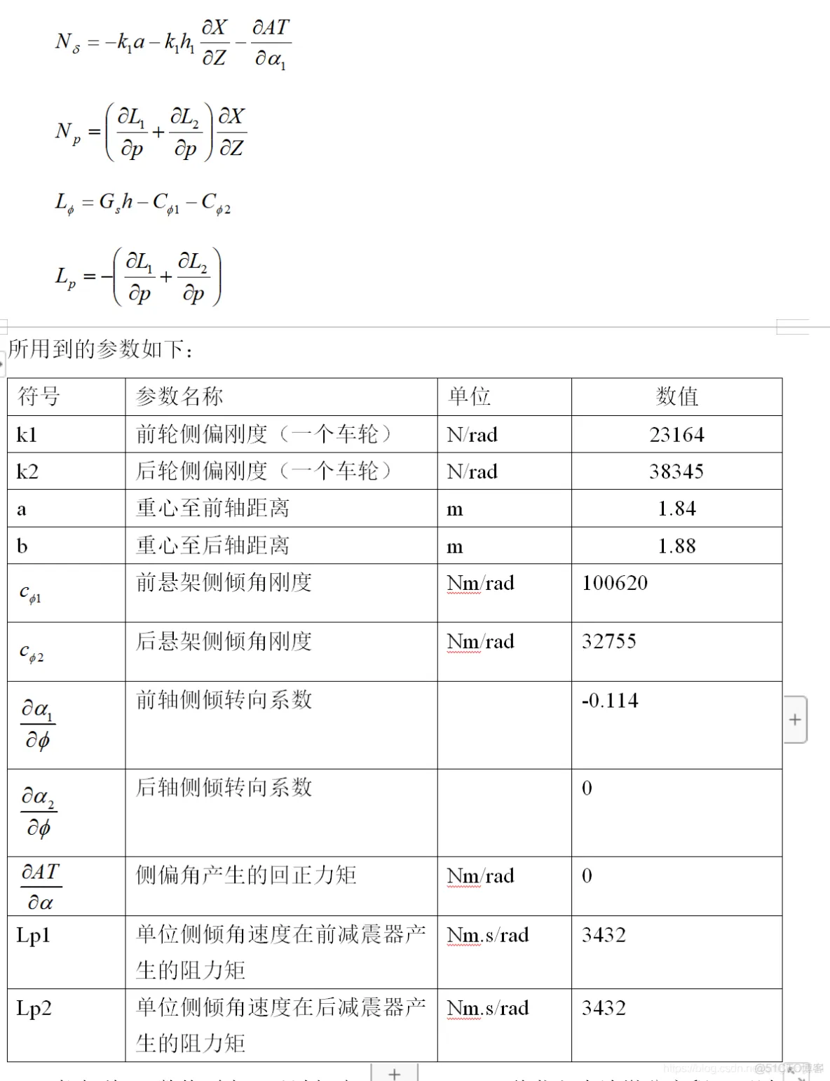 基于matlab_simulink汽车三自由度模型仿真_matlab_04